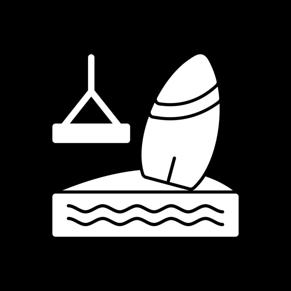 wakeboard vettore icona design