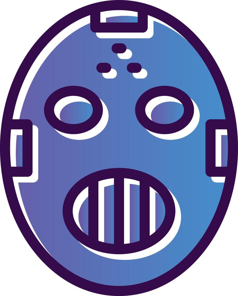 hockey maschera vettore icona design