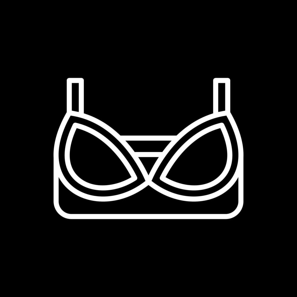 reggiseno vettore icona design