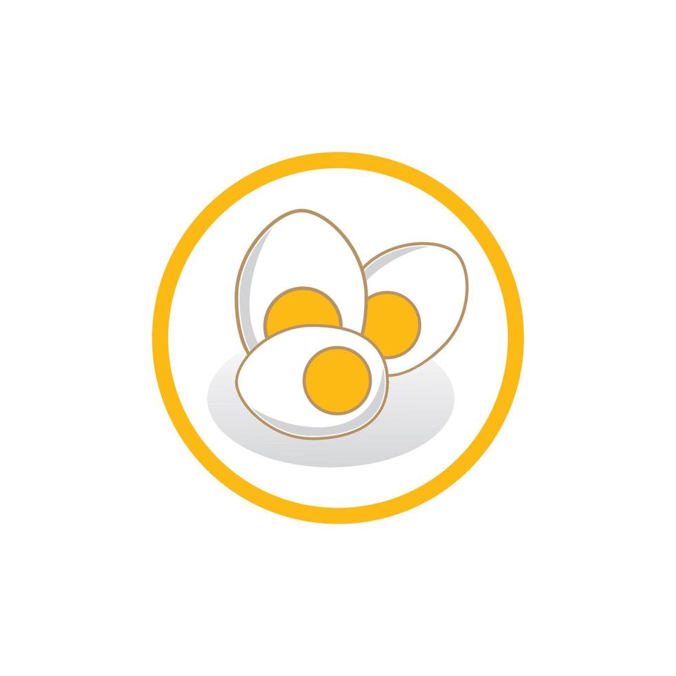 pollo uova logo icona e simbolo vettore