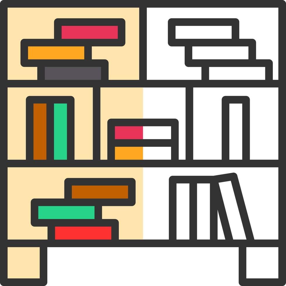 libreria vettore icona design