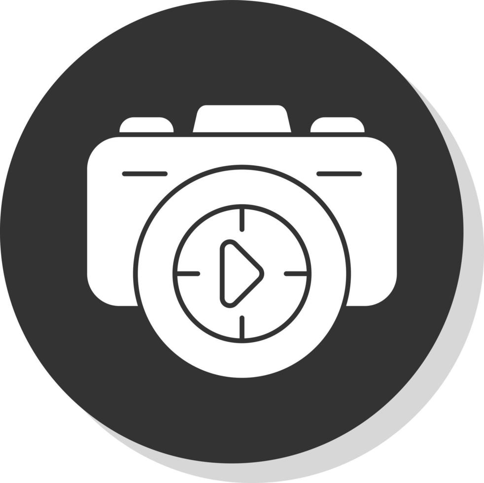 telecamera scatti vettore icona design