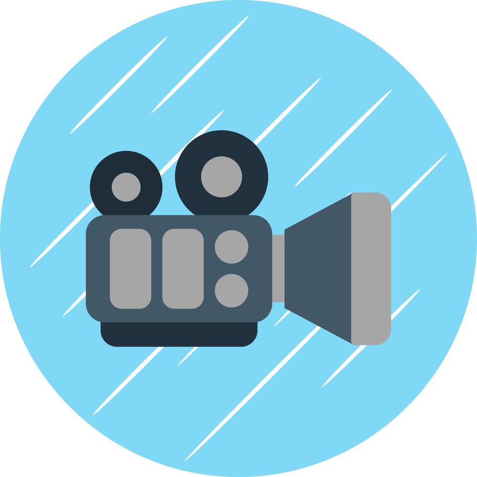film telecamera vettore icona design