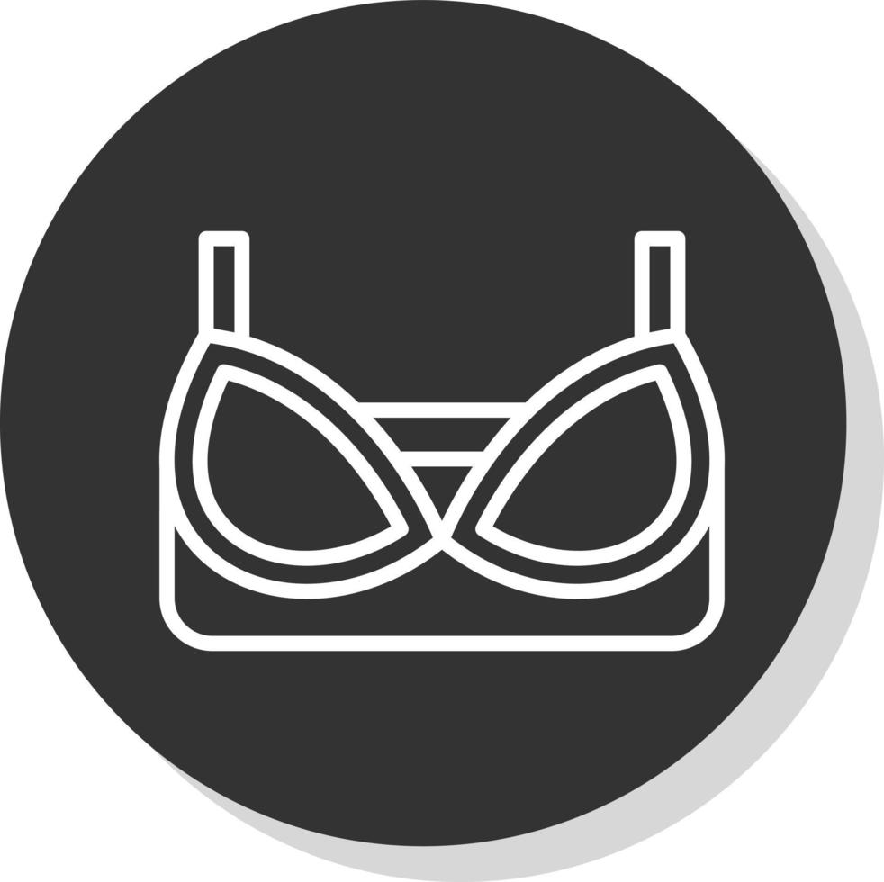 reggiseno vettore icona design