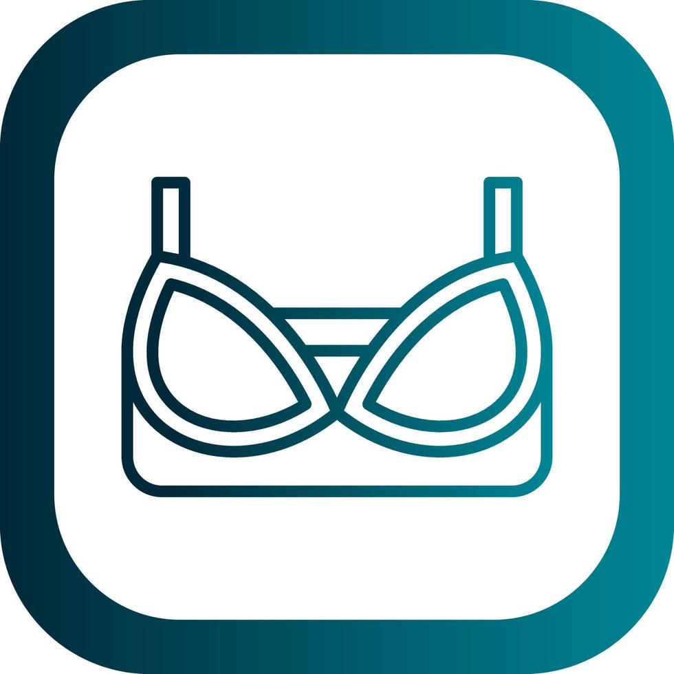 reggiseno vettore icona design