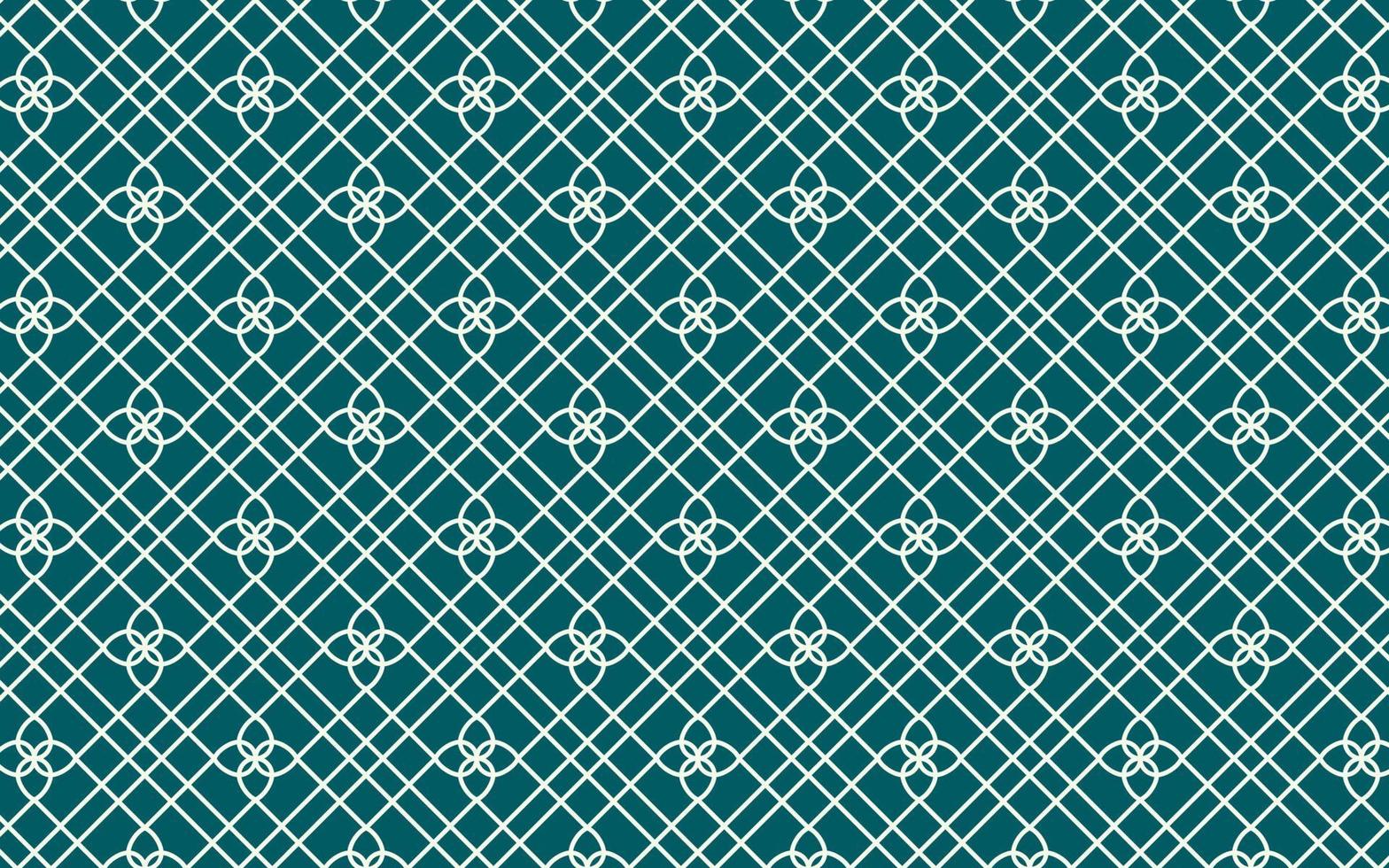geometrico blu islamico senza soluzione di continuità modello monocromatico astratto forma oggetto sfondo sfondo vettore