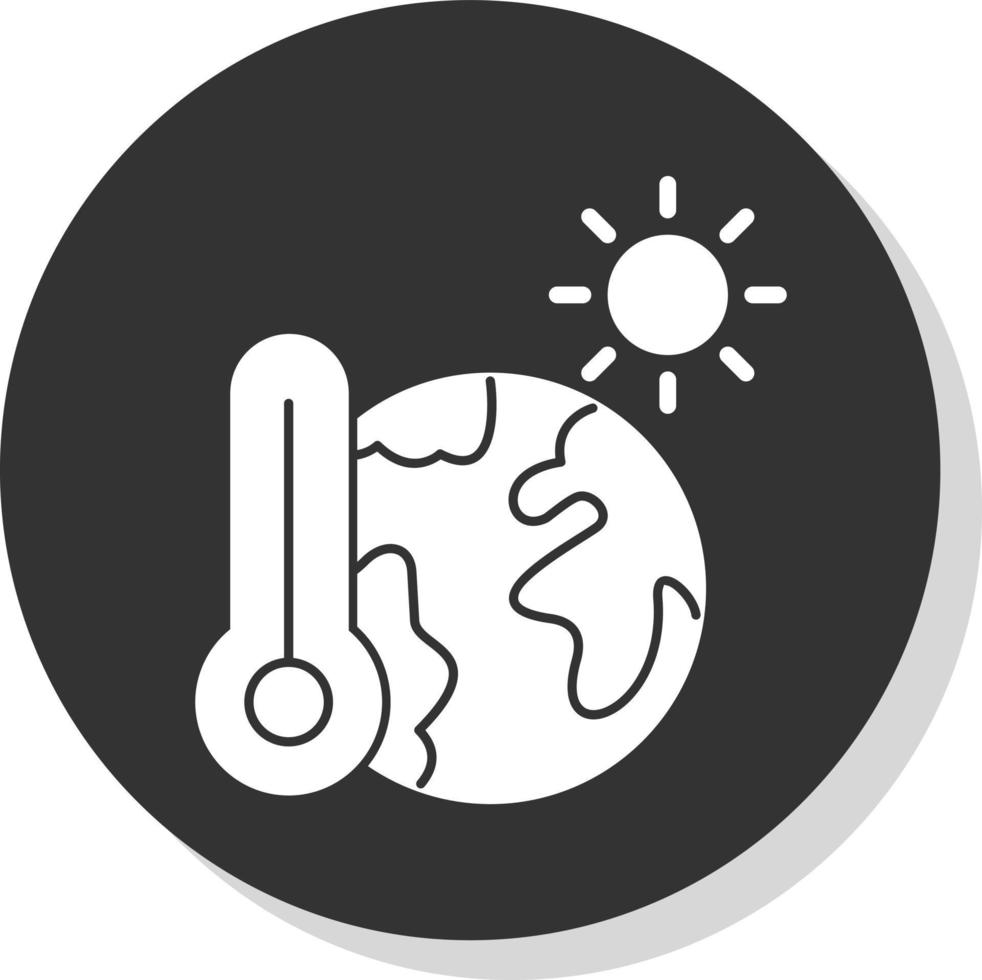 globale riscaldamento vettore icona design