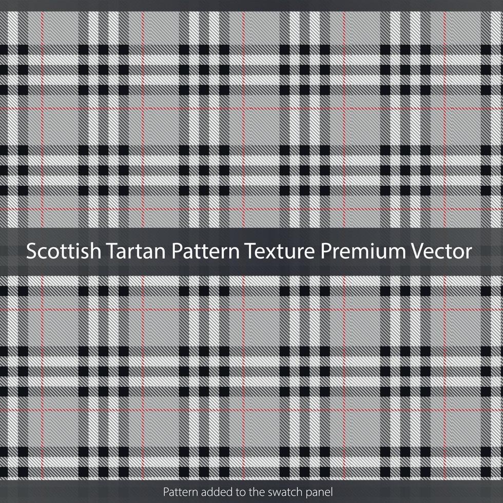 vettore Premium di texture pattern tartan scozzese