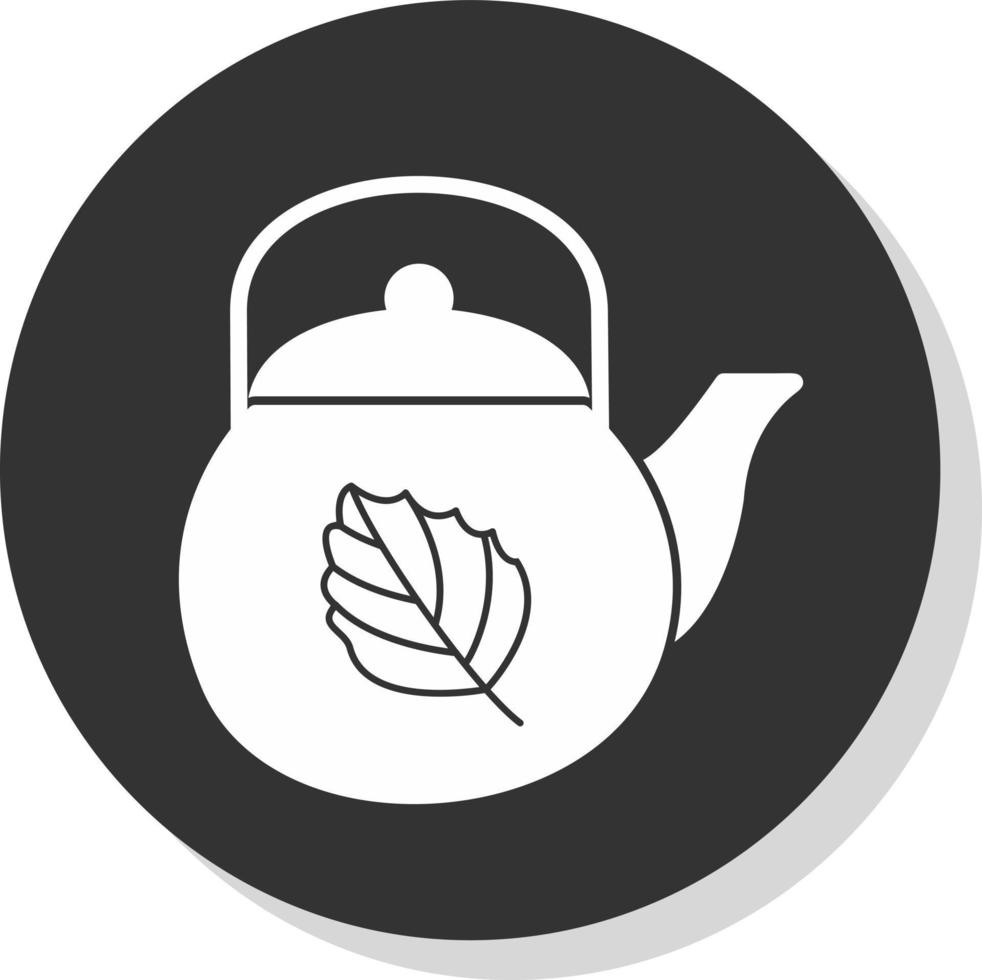 tè pentola vettore icona design