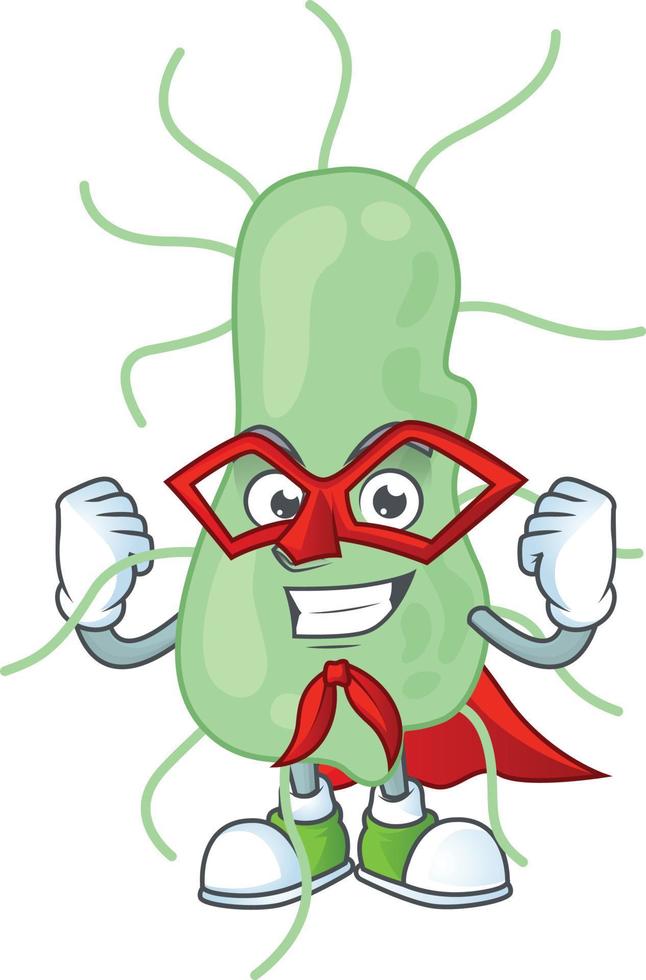 cartone animato personaggio di salmonella vettore