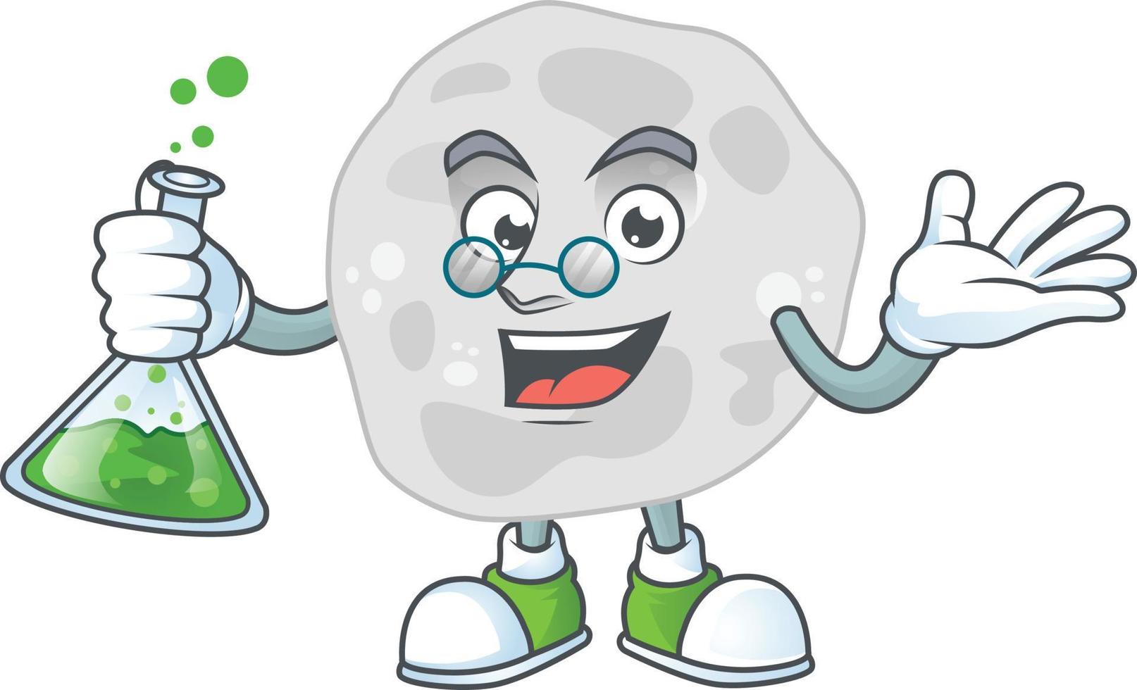 cartone animato personaggio di fibrobatteri vettore