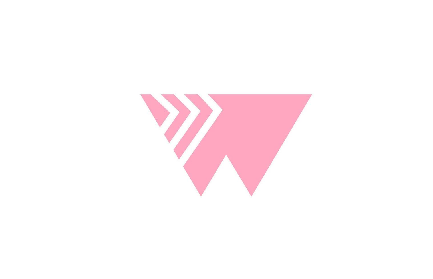rosa lettera z alfabeto logo icona con linea design. creativo geometrico modello per azienda e attività commerciale vettore