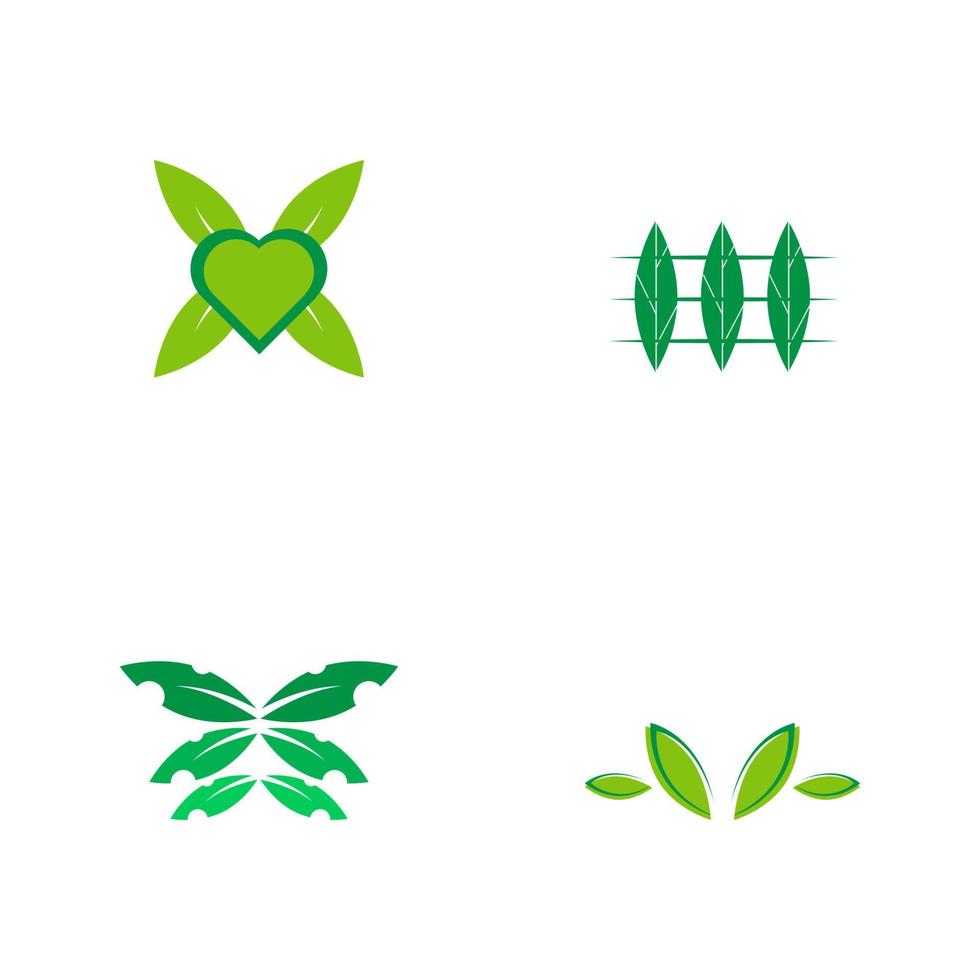 piatto emblema logo design per agricoltura con il concetto di verde le foglie vettore. verde natura logo Usato per agricolo sistemi, agricoltori, e piantagione prodotti. logo modello. vettore