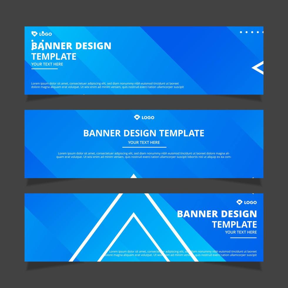 impostato di moderno astratto vettore banner design. modello pronto per uso nel ragnatela o Stampa design.