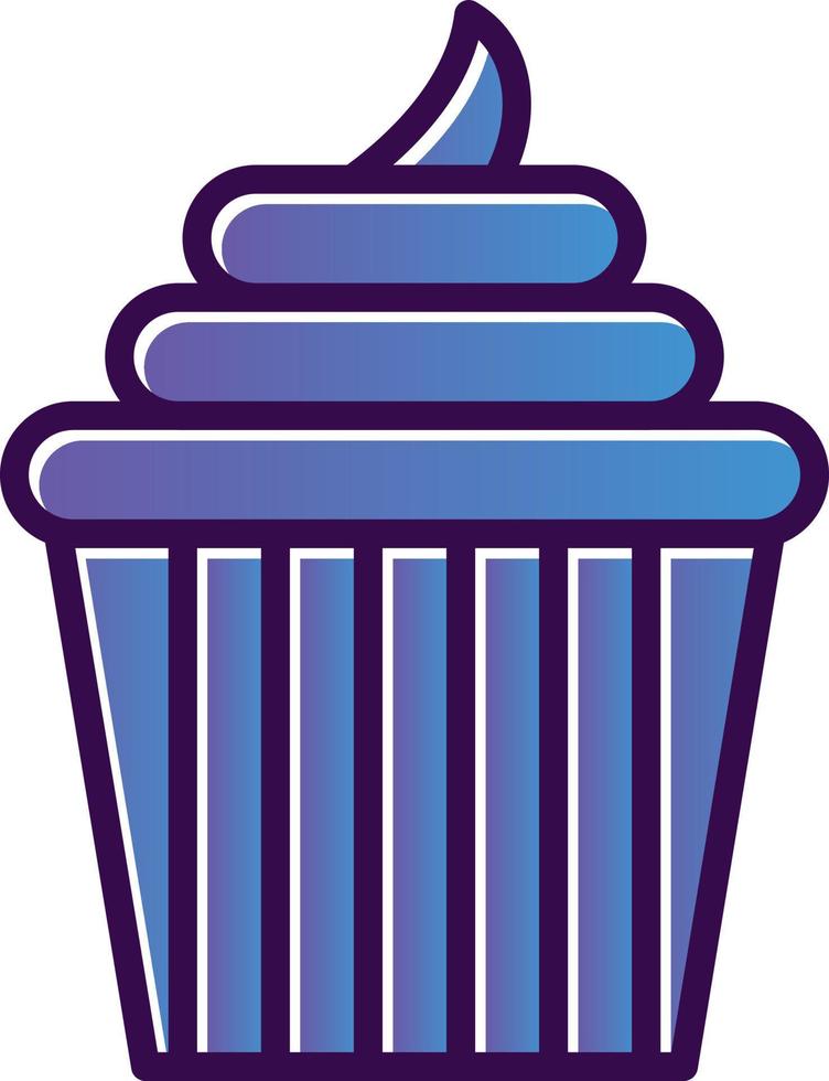 nozze Cupcake vettore icona design