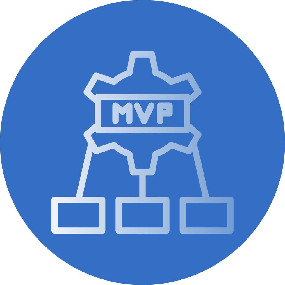 mvp vettore icona design