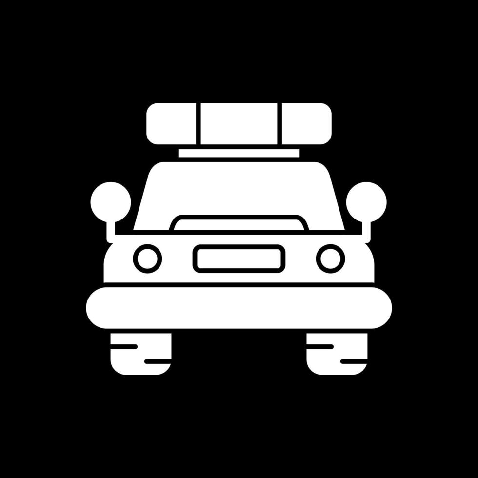 polizia auto vettore icona design