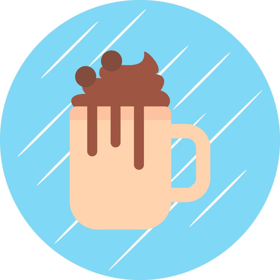 caldo cioccolato vettore icona design