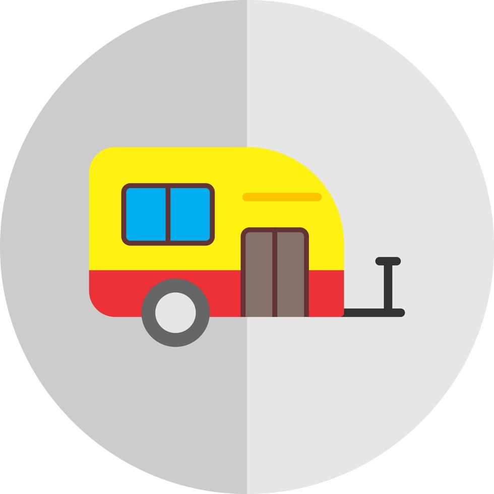 caravan vettore icona design