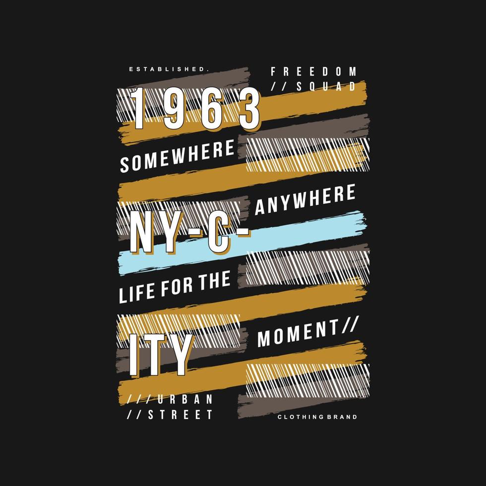 NY città astratto grafico tipografia vettore Stampa t camicia