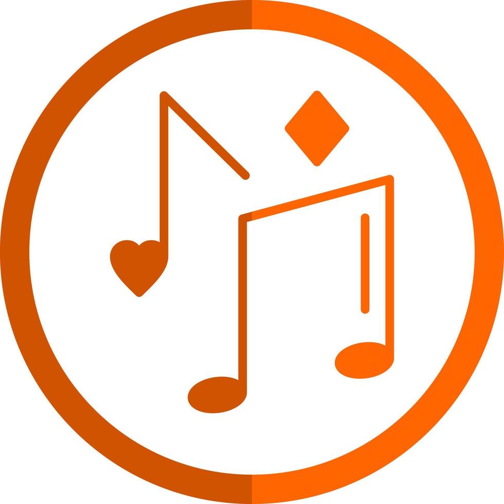 musicale Nota vettore icona design
