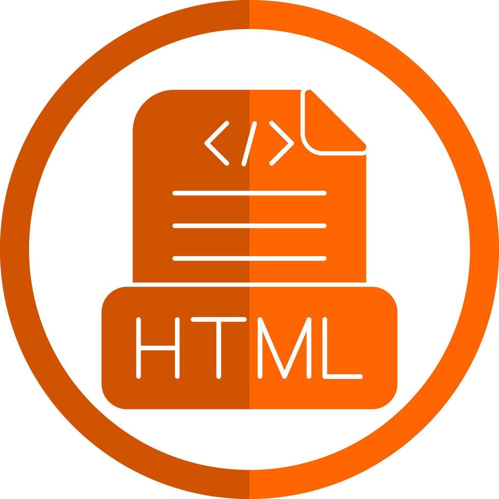 html file vettore icona design