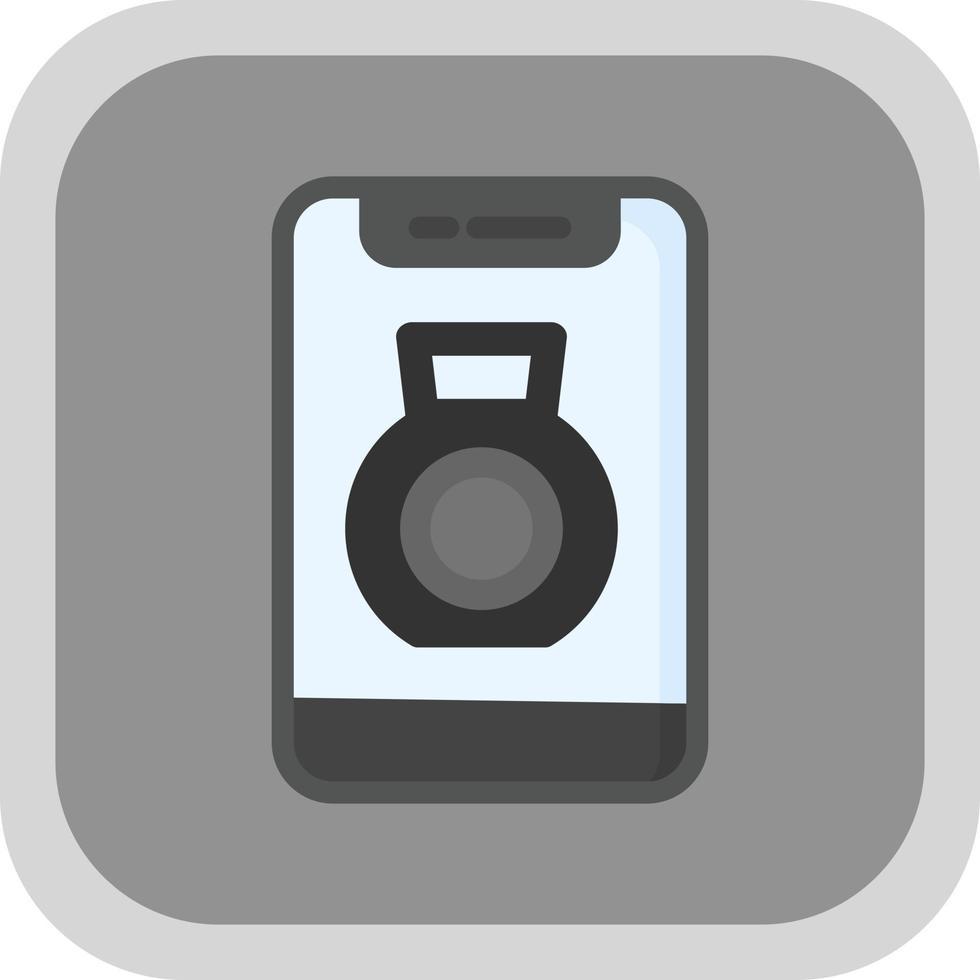 kettlebell vettore icona design