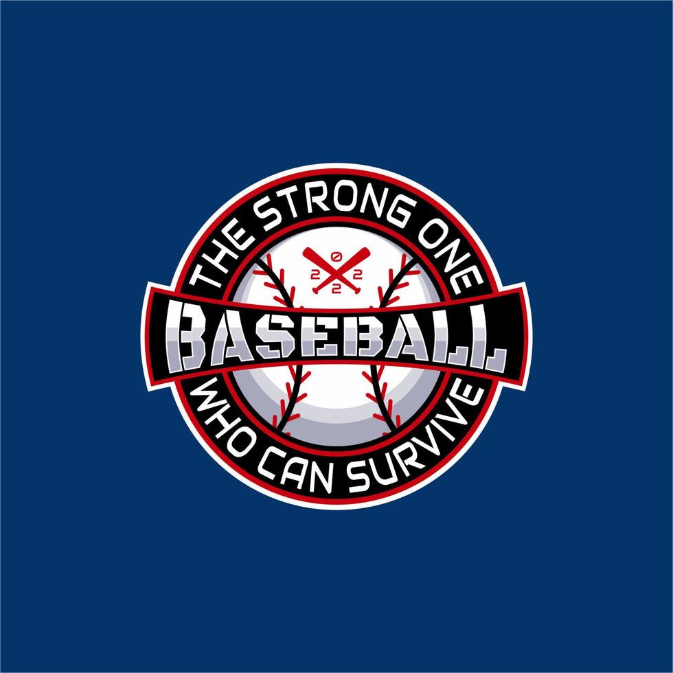 baseball sport emblema logo vettore