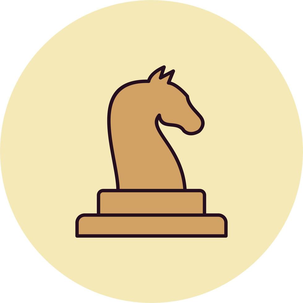 cavallo scacchi pezzo vettore icona