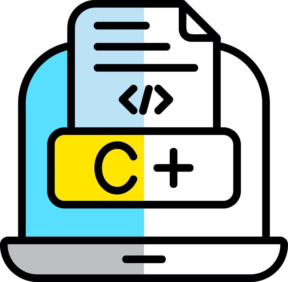 codifica linguaggio vettore icona design