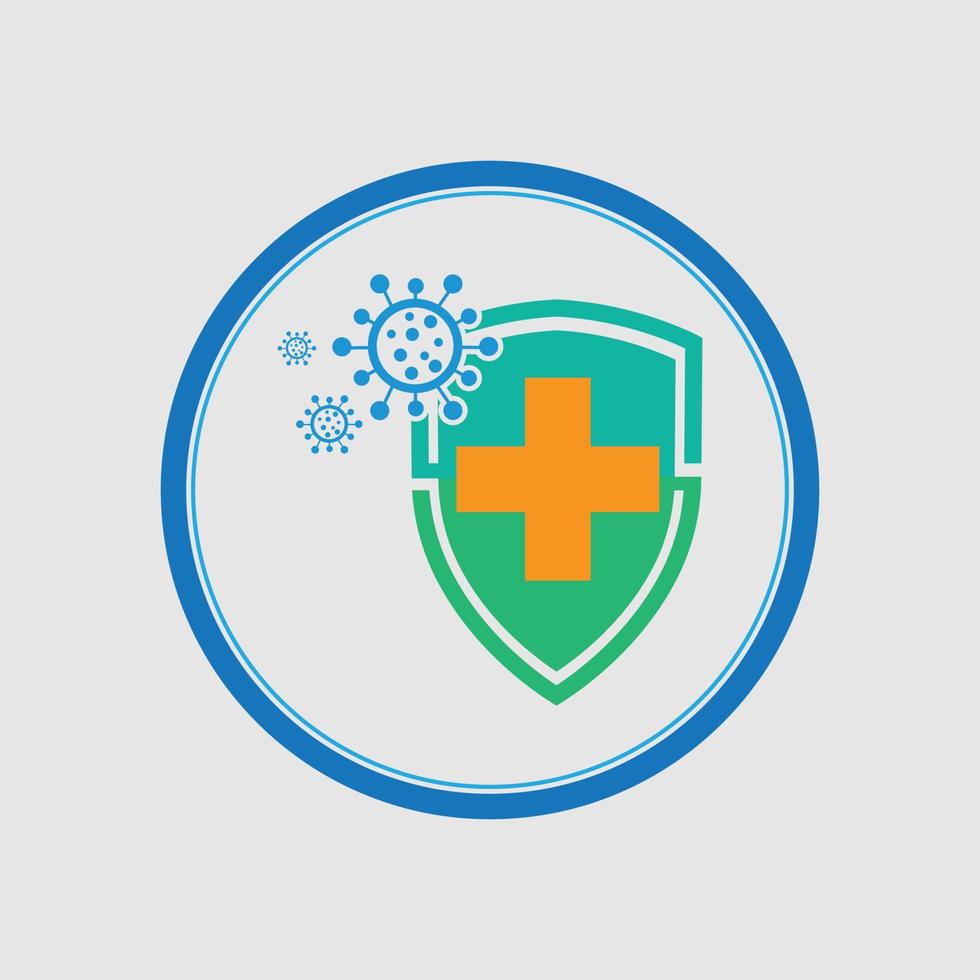 virus protezione logo immagini illustrazione design vettore