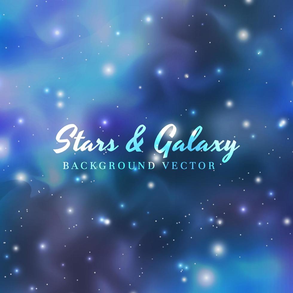 galassia stellato astratto piazza sfondo design vettore