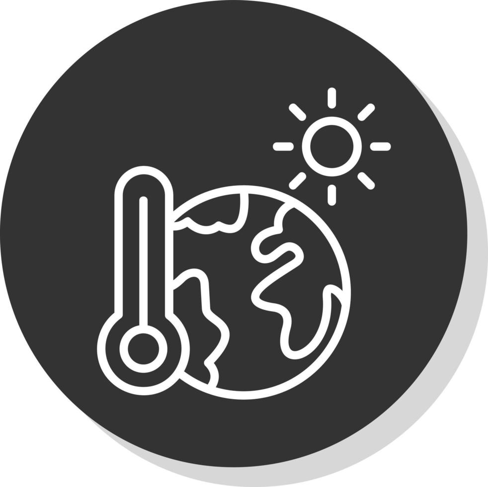 globale riscaldamento vettore icona design