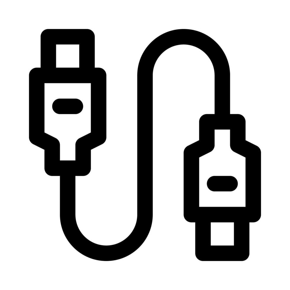 USB cavo icona per il tuo sito web, mobile, presentazione, e logo design. vettore