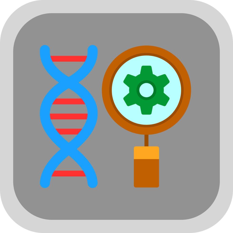 genetico scoperta vettore icona design