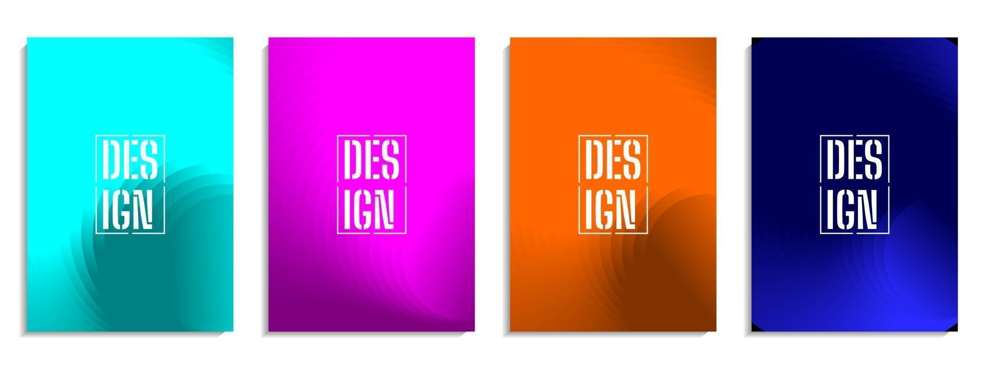 copertina astratta design colorato forma geometrica vettore