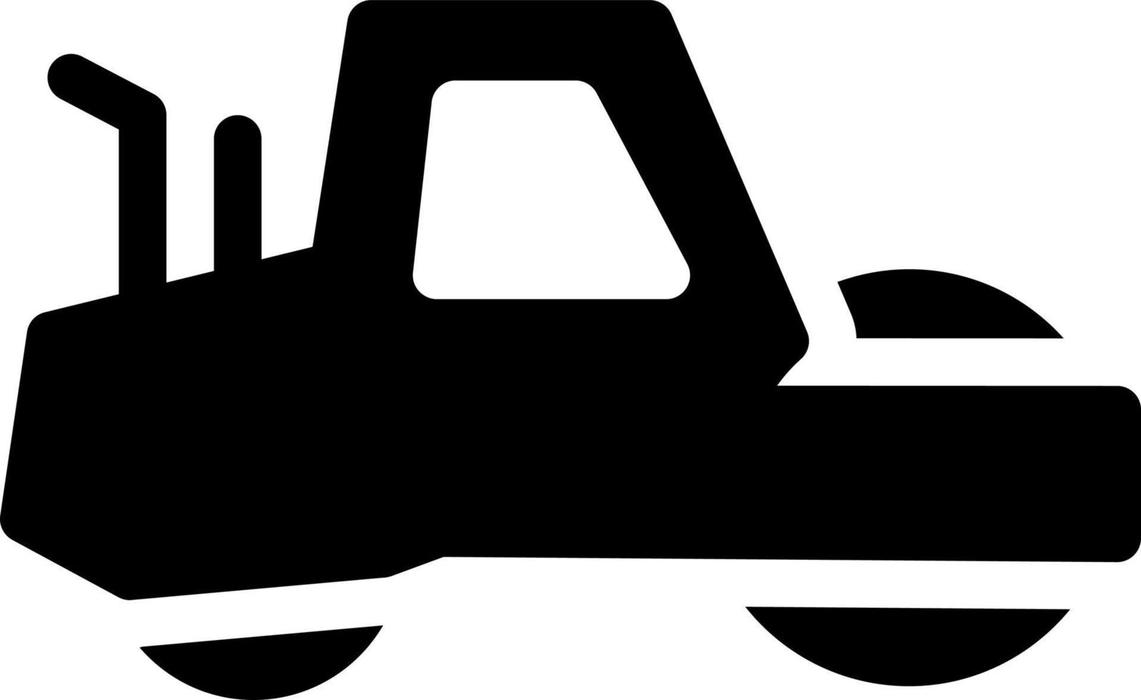 illustrazione vettoriale del trattore su uno sfondo simboli di qualità premium. icone vettoriali per il concetto e la progettazione grafica.
