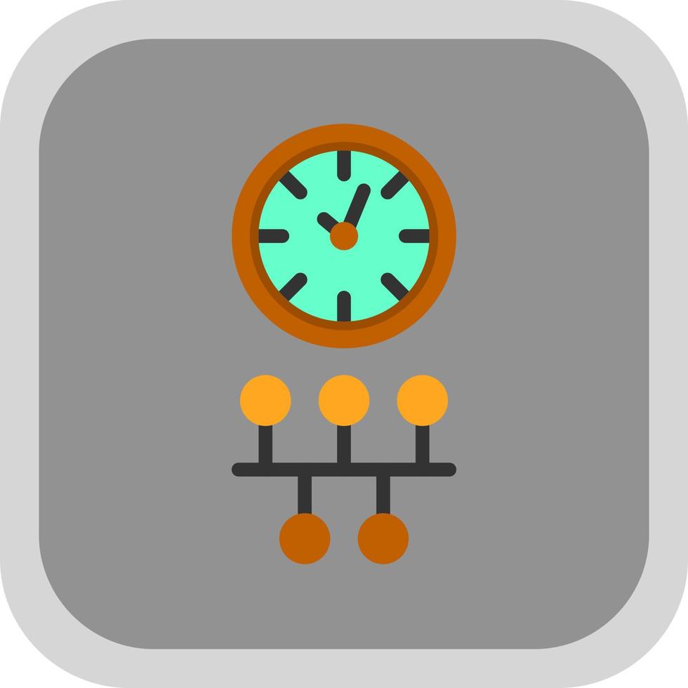 sequenza temporale vettore icona design
