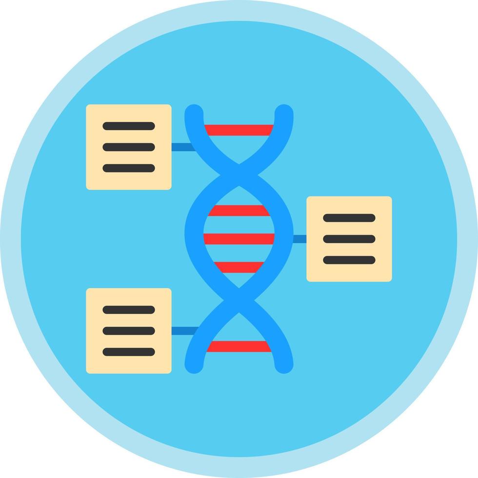 funzionale genomica vettore icona design