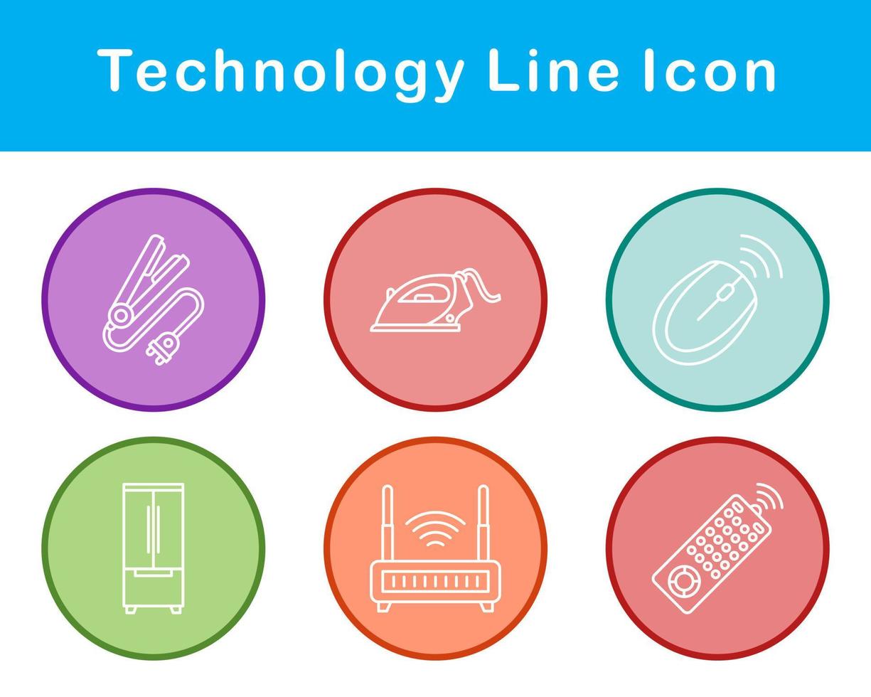 tecnologia vettore icona impostato