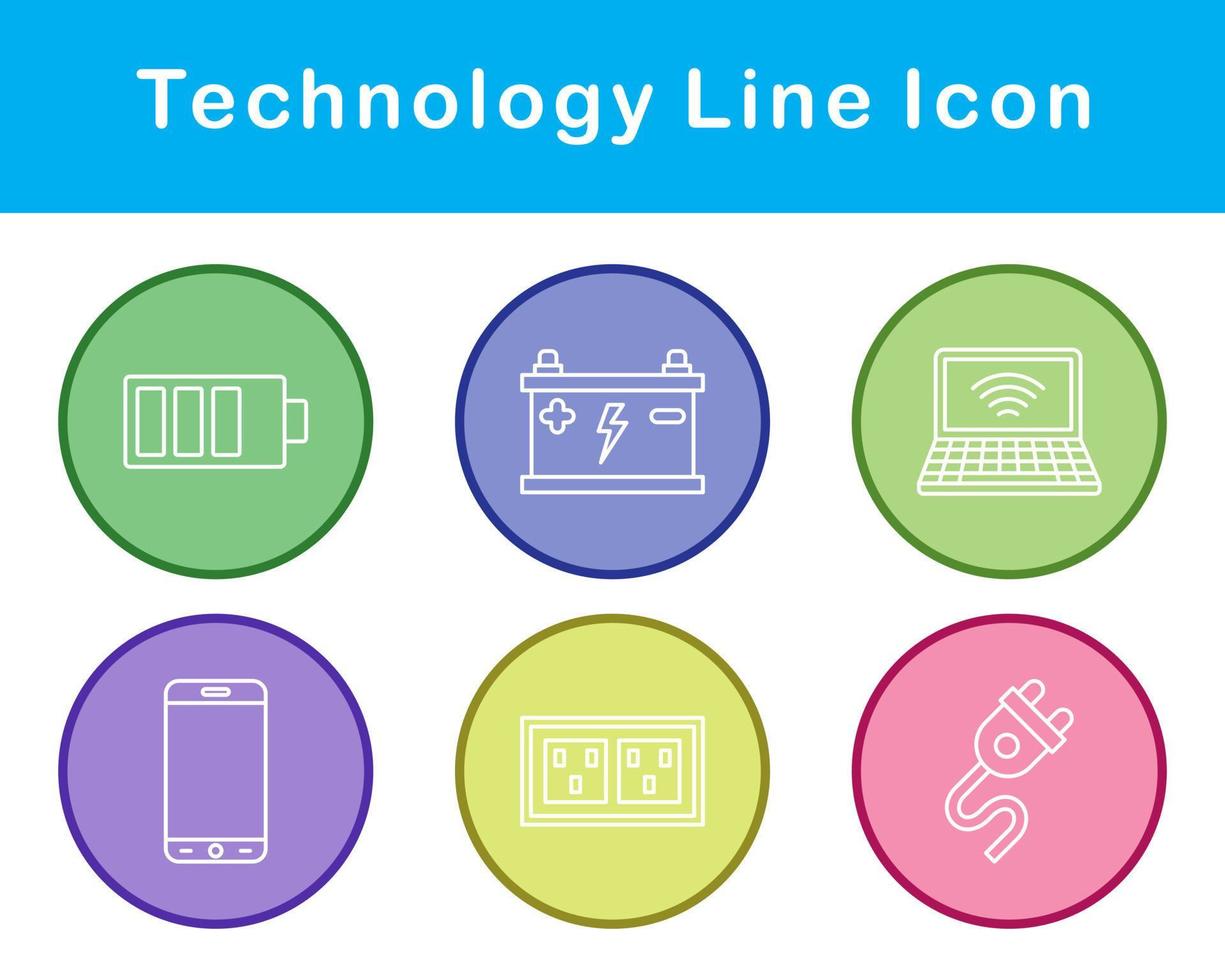 tecnologia vettore icona impostato