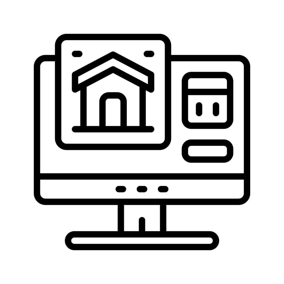 casa sito web icona per il tuo sito web, mobile, presentazione, e logo design. vettore