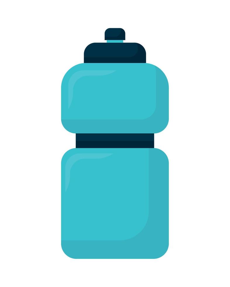 bottiglia d'acqua blu vettore