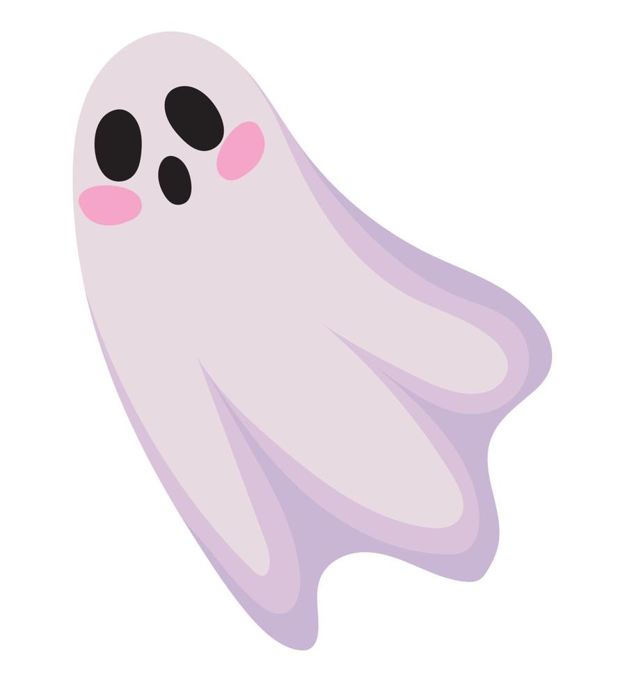 disegno fantasma di Halloween vettore