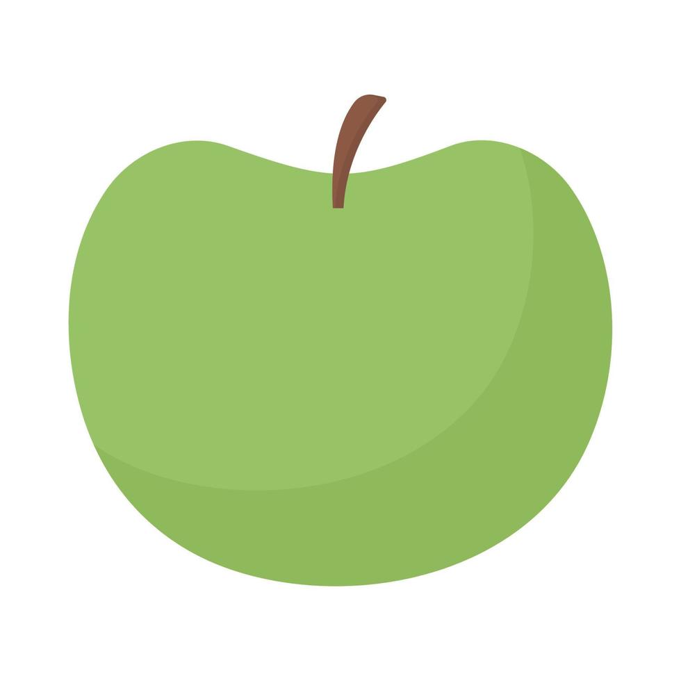 illustrazione di mela verde vettore