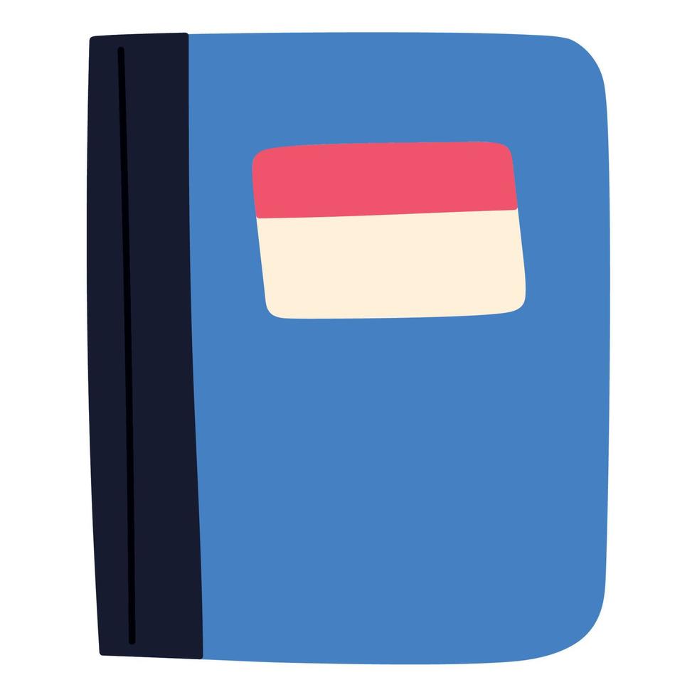 blu libro design vettore