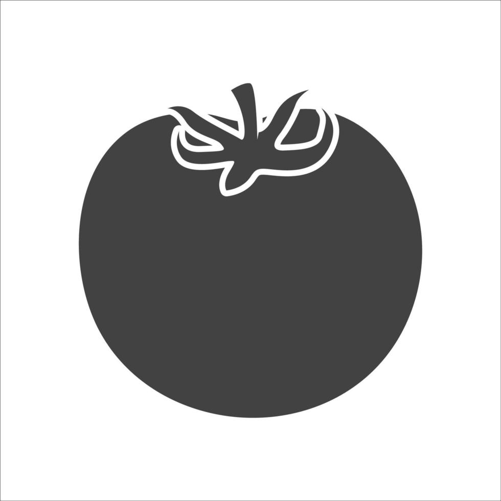 pomodoro verdura icona. pomodoro logo design. pomodoro isolato su bianca sfondo. pomodoro illustrazione. vettore illustrazione