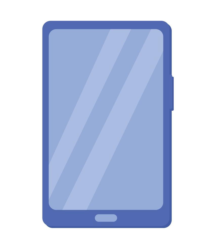 design dello smartphone blu vettore