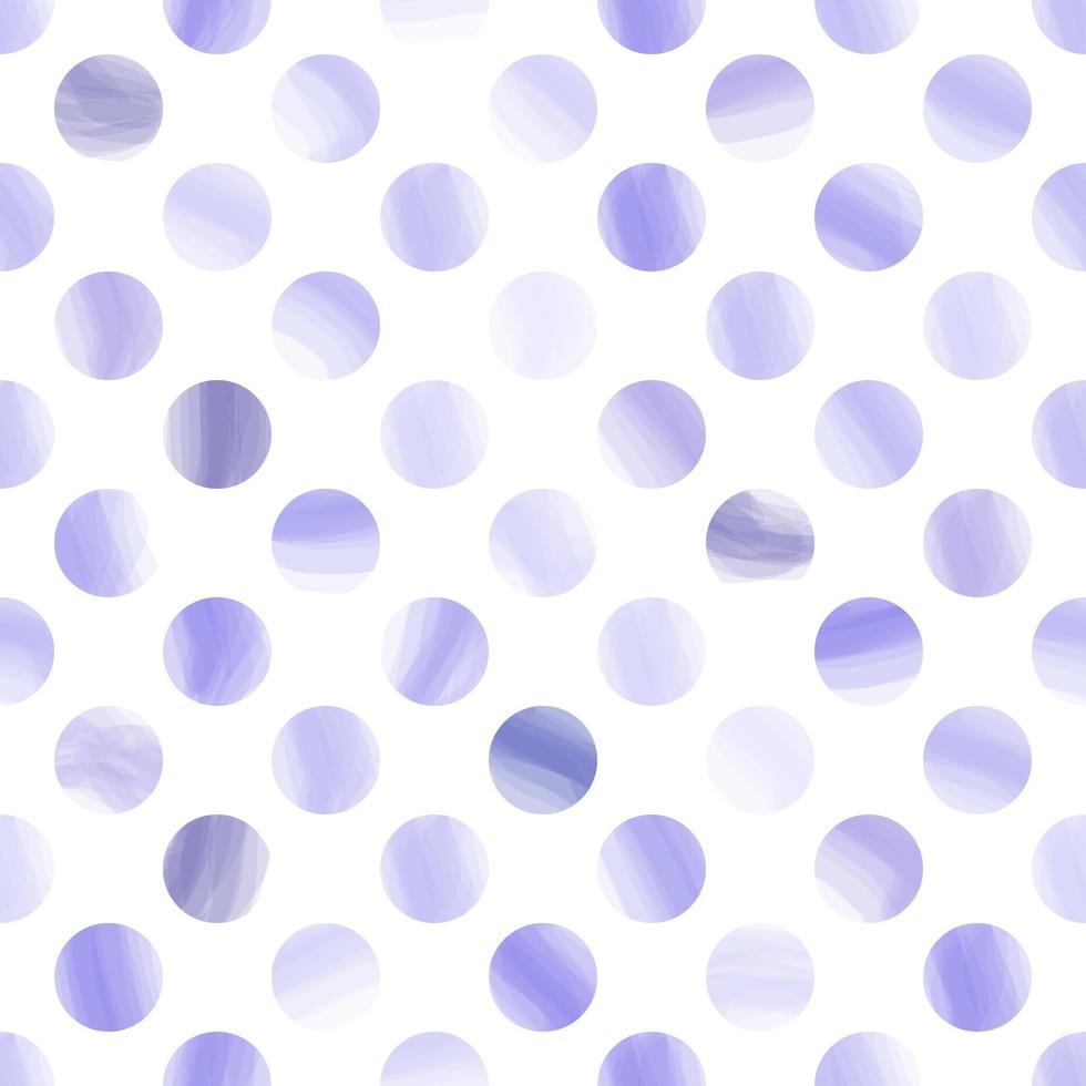 modello senza cuciture astratto con cerchi viola dell'acquerello su fondo bianco vettore