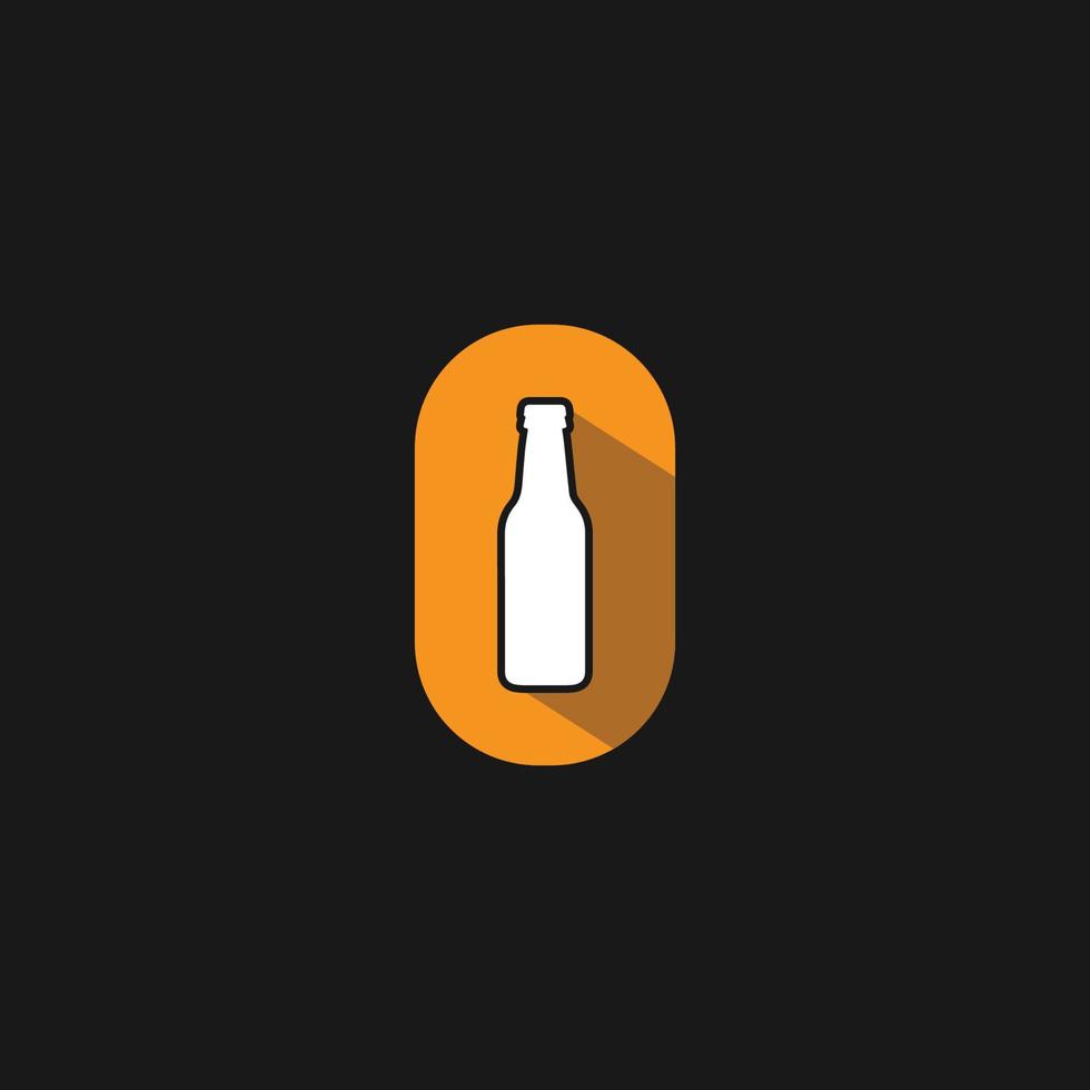 bottiglia logo vettore